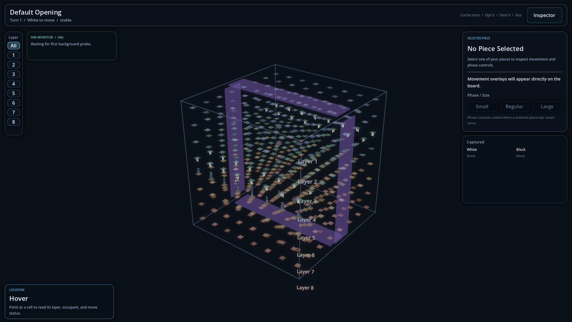 Vektor opening board state